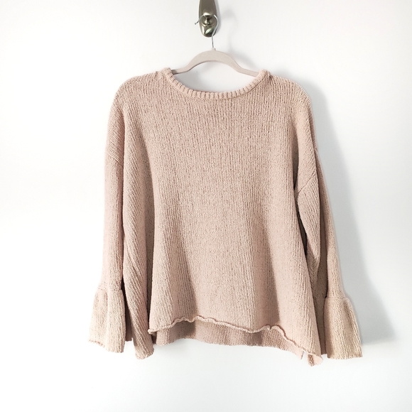 Knox Rose Chenille Blush Sweater Medium